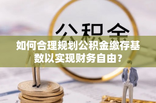汤旺河如何合理规划公积金缴存基数以实现财务自由？