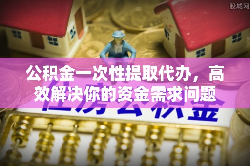 汤旺河公积金一次性提取代办，高效解决你的资金需求问题
