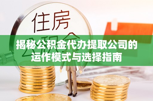 汤旺河揭秘公积金代办提取公司的运作模式与选择指南
