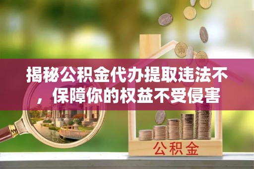 汤旺河揭秘公积金代办提取违法不，保障你的权益不受侵害