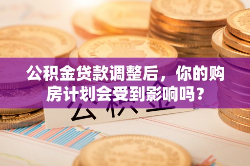 汤旺河公积金贷款调整后，你的购房计划会受到影响吗？