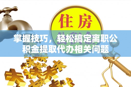 汤旺河掌握技巧，轻松搞定离职公积金提取代办相关问题