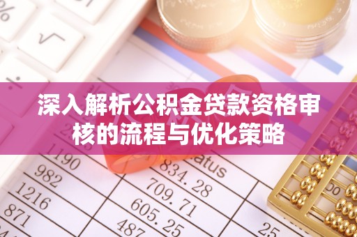汤旺河深入解析公积金贷款资格审核的流程与优化策略