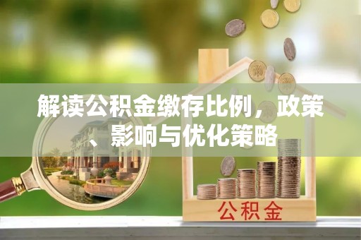 汤旺河解读公积金缴存比例，政策、影响与优化策略