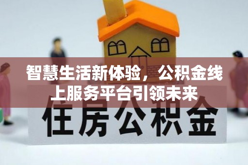 汤旺河智慧生活新体验，公积金线上服务平台引领未来
