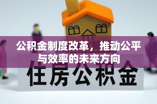 汤旺河公积金制度改革，推动公平与效率的未来方向
