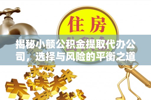 汤旺河揭秘小额公积金提取代办公司，选择与风险的平衡之道
