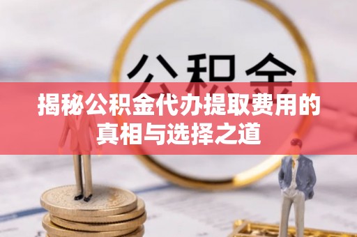 汤旺河揭秘公积金代办提取费用的真相与选择之道