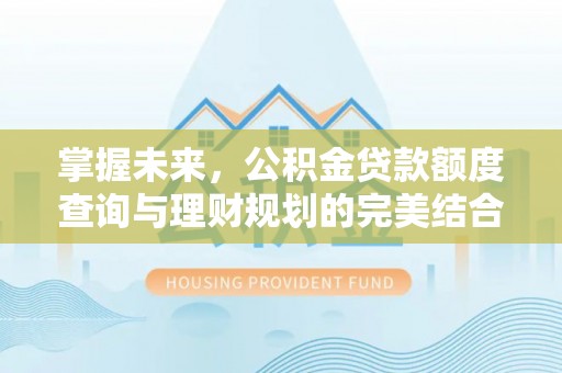 汤旺河掌握未来，公积金贷款额度查询与理财规划的完美结合
