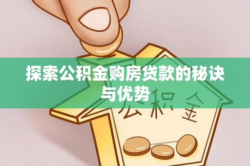 汤旺河探索公积金购房贷款的秘诀与优势