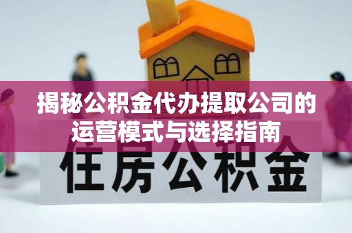 汤旺河揭秘公积金代办提取公司的运营模式与选择指南