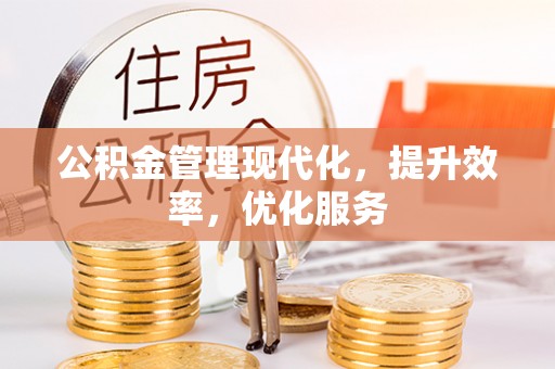汤旺河公积金管理现代化，提升效率，优化服务