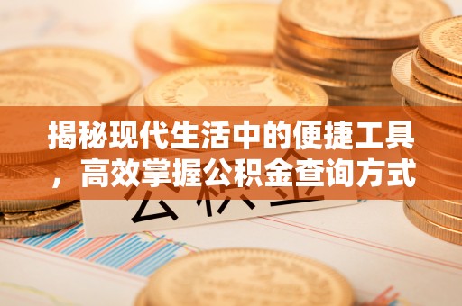 汤旺河揭秘现代生活中的便捷工具，高效掌握公积金查询方式