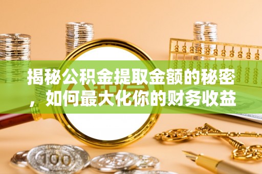 汤旺河揭秘公积金提取金额的秘密，如何最大化你的财务收益