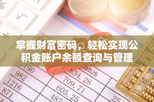 汤旺河掌握财富密码，轻松实现公积金账户余额查询与管理