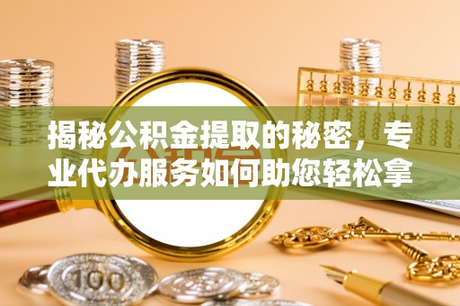 汤旺河揭秘公积金提取的秘密，专业代办服务如何助您轻松拿钱