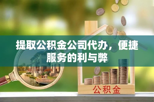 汤旺河提取公积金公司代办，便捷服务的利与弊
