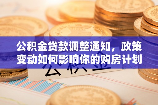 汤旺河公积金贷款调整通知，政策变动如何影响你的购房计划？