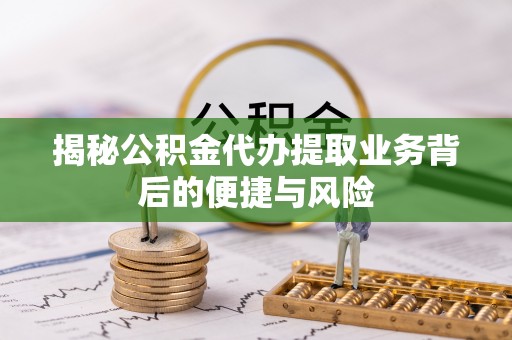 汤旺河揭秘公积金代办提取业务背后的便捷与风险