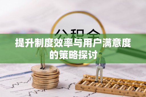 汤旺河提升制度效率与用户满意度的策略探讨